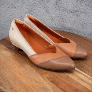 Pikolinos Pumps Women's Size 35 / US 4.5-5 Brown Leather Heels